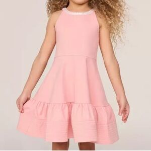 Janie & Jack Oval Trim Ponte Dress